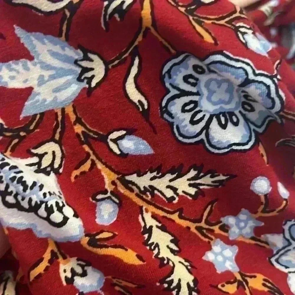 LOFT V-Neck Sleeveless Knit Floral Dress Size MP (Medium Petite) - Picture 7 of 7
